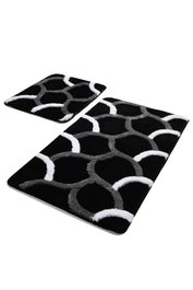 Mijölnir Juego de alfombrillas de baño Elegant - Black